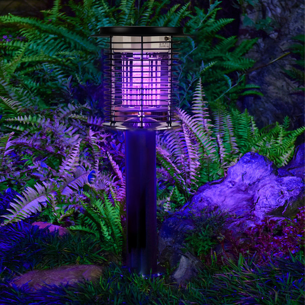 Vodotesná lampa proti komárom – Solárne a USB nabíjanie 