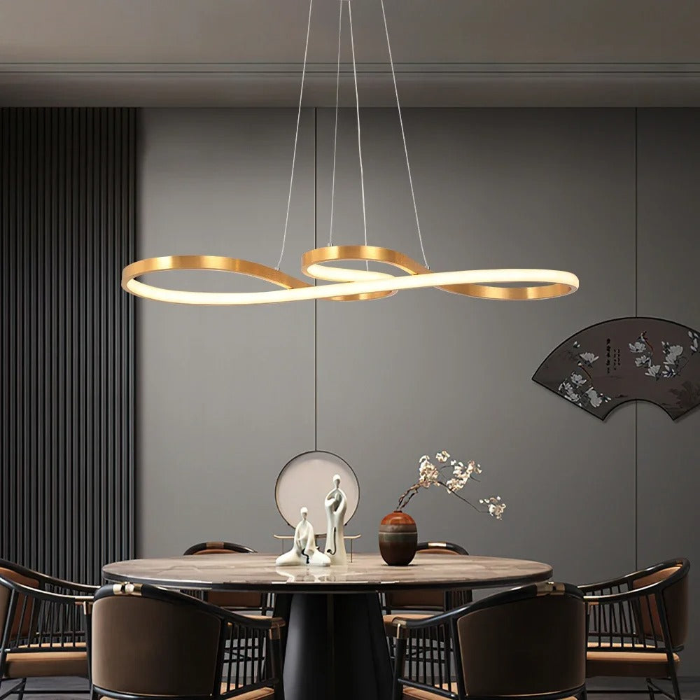 Moderne LED-Hängelampe mit Ringen – Elegantes und futuristisches Design 