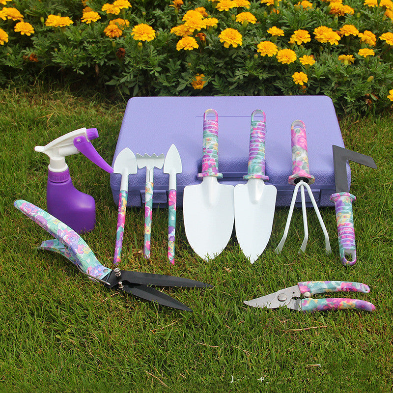 Set di Attrezzi da Giardinaggio 10 Pezzi — Perfetto per la Manutenzione del Giardino 