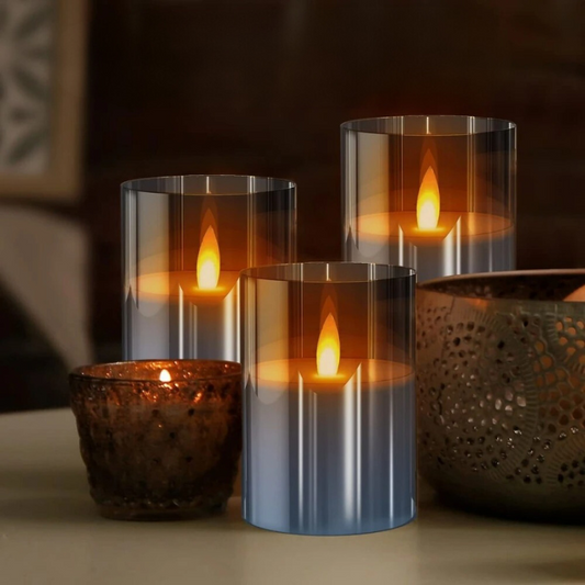Realistische Elektrische Kerzen – Gefiltertes Licht ohne Wachs oder Flamme 