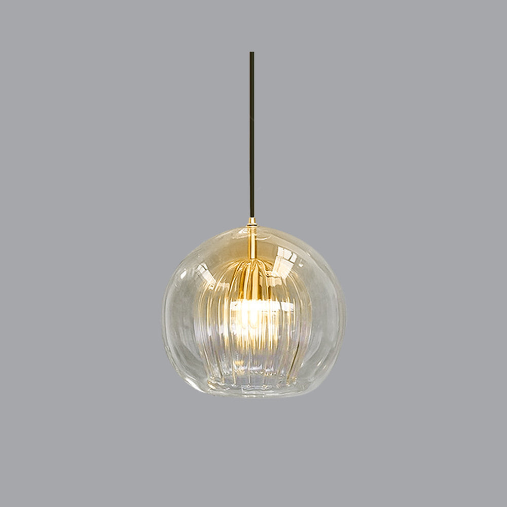 Lampe Suspendue En Verre Élégante Et Chaleureuse – Style Et Raffinement