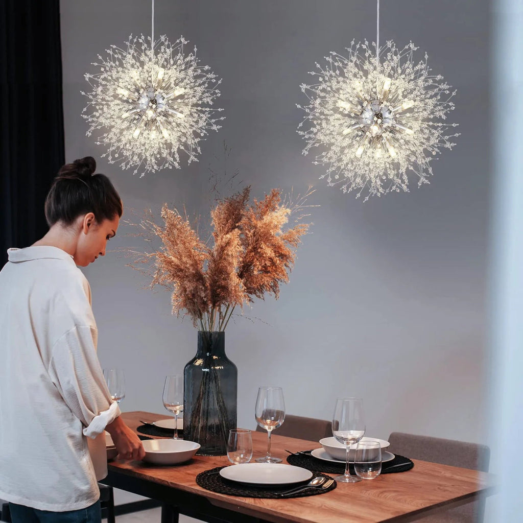 Křišťálový závěsný lustr – Nadčasová elegance a lesk 