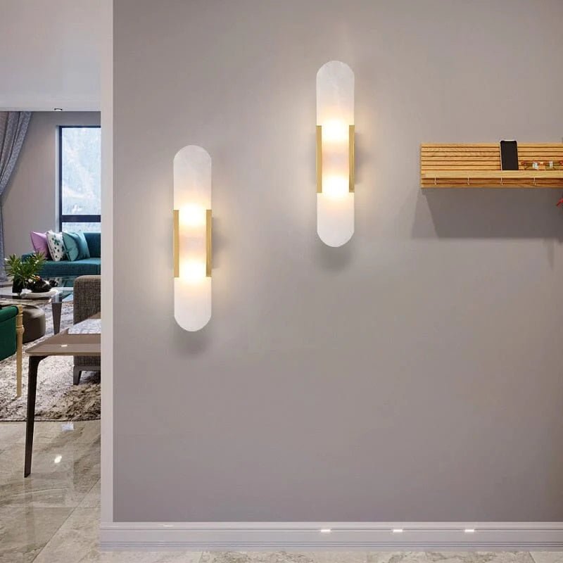 Zwarte en Gouden LED Wandlamp – Moderne Elegantie en Chic Ontwerp 
