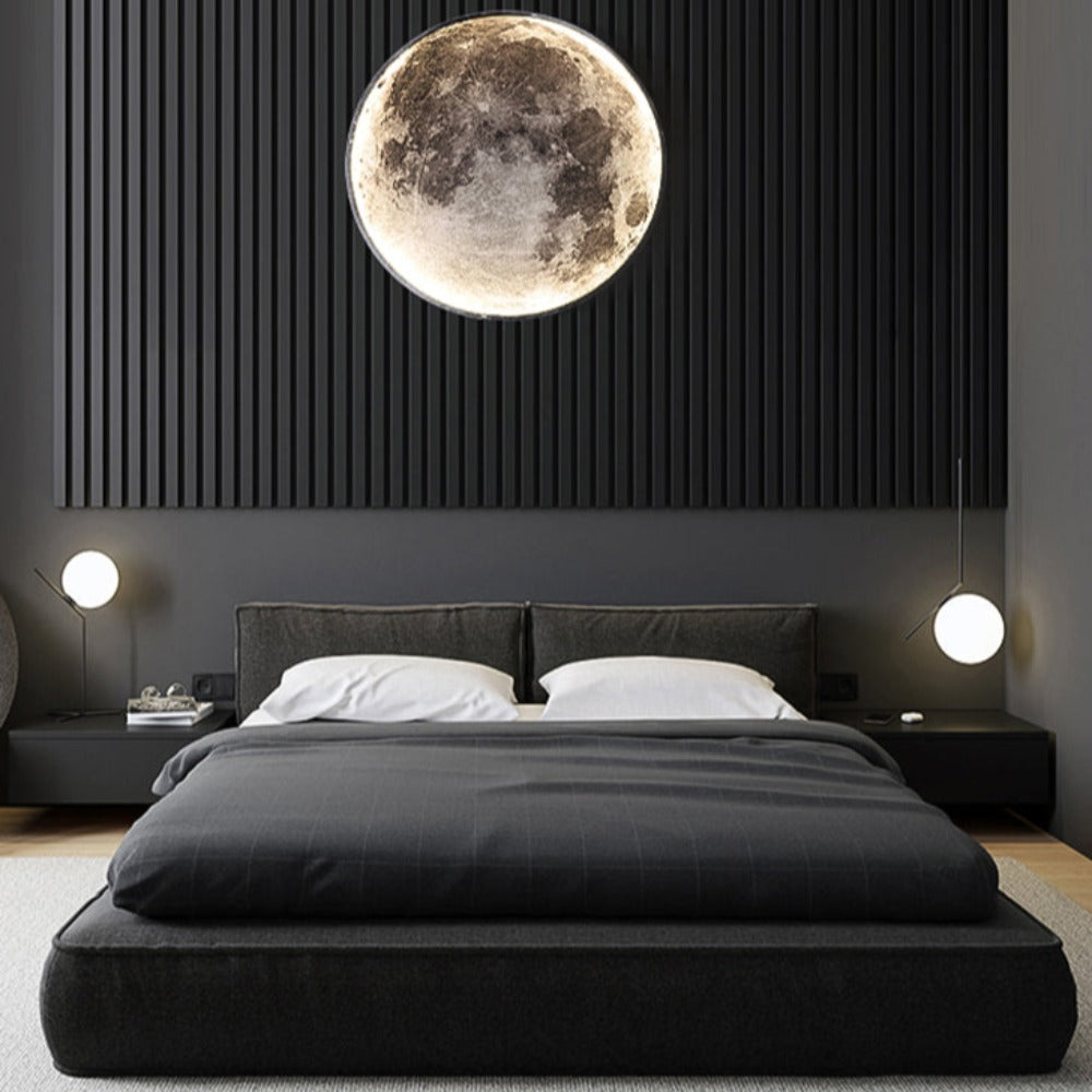 Lampada da Parete 3D LED – Luna Per Un'Atmosfera Unica 