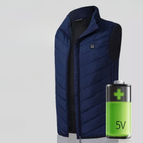 Unisex värmeväst - justerbar temperatur och modern stil