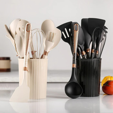 Conjunto de panelas de silicone - Resistência, flexibilidade e design moderno