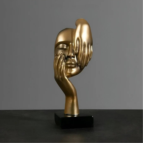 Scultura astratta in resina - Decorazione artistica e stile moderno