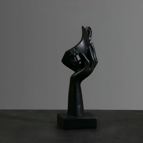 Scultura astratta in resina - Decorazione artistica e stile moderno