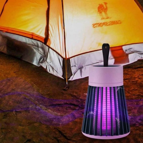 Bærbar insektlampe - effektiv beskyttelse og blødt lys