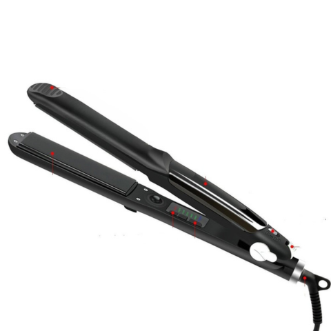Plancha de Pelo de Vapor – Calentamiento Rápido y Resultado Duradero 