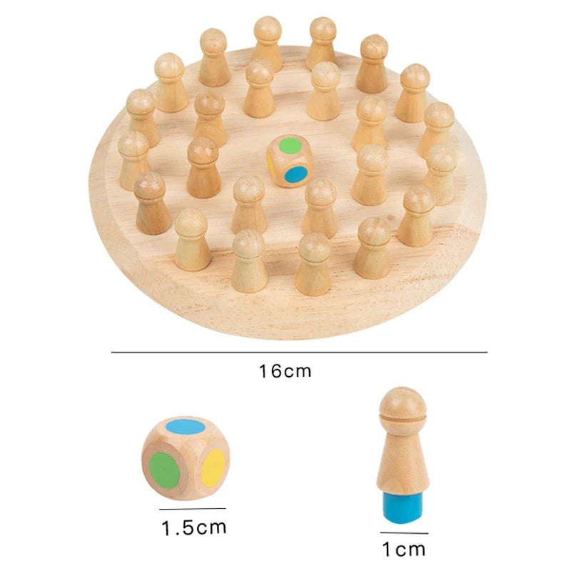 MemoChess - Memoryspill i tre for barn