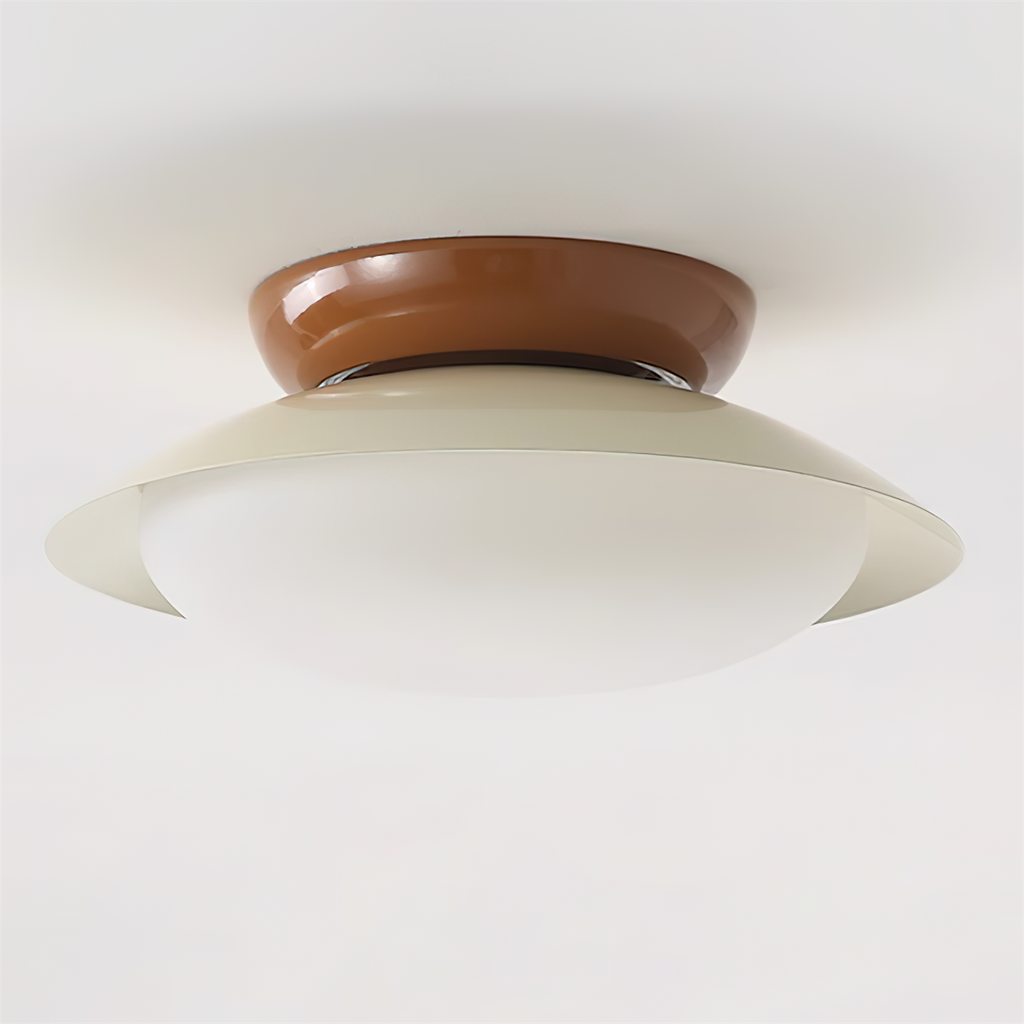 Rund LED-taklampa - naturligt sken och diskret elegans