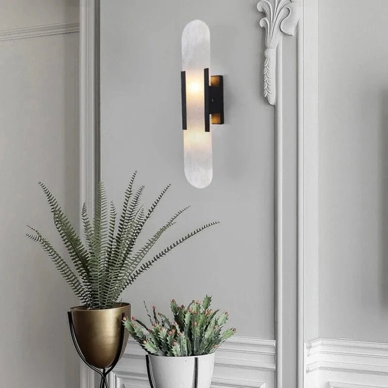 Zwarte en Gouden LED Wandlamp – Moderne Elegantie en Chic Ontwerp 