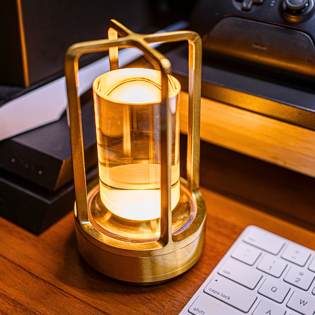 Lampe De Table Rechargeable – Lumière Tamisée Et Style Intemporel