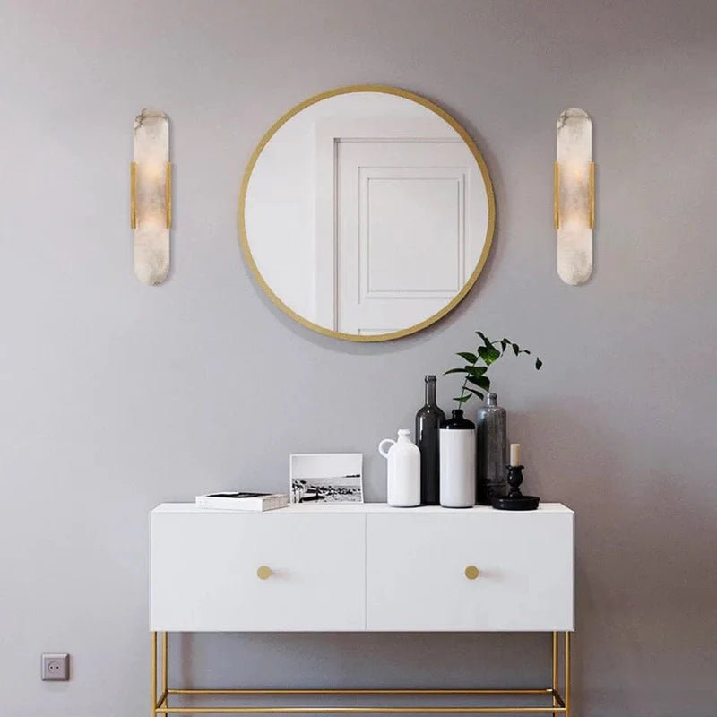 Zwarte en Gouden LED Wandlamp – Moderne Elegantie en Chic Ontwerp 