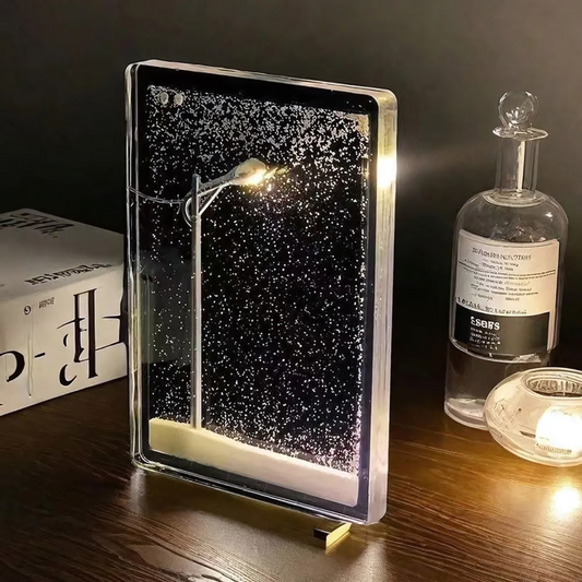 Lampa s efektem pádu – Magická a světlá atmosféra 
