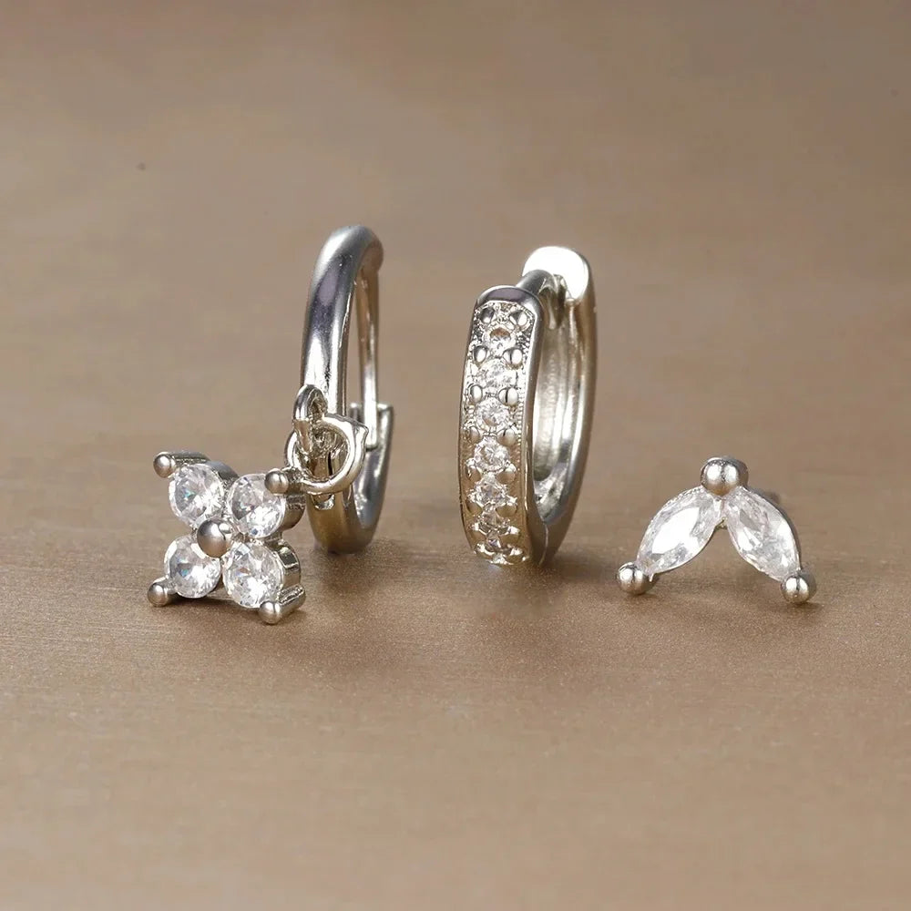 Set Oorbellen En Piercings – Veelzijdigheid En Subtiele Glans 