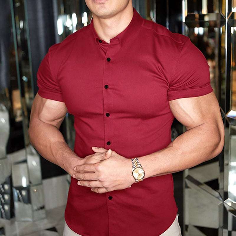 Joseph | Camisa de Manga Corta Elegante – Corte Ajustado y Estilo Moderno 