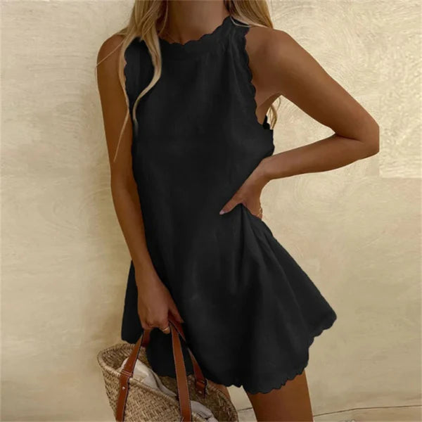 Nora | Robe Décontractée – Col Rond