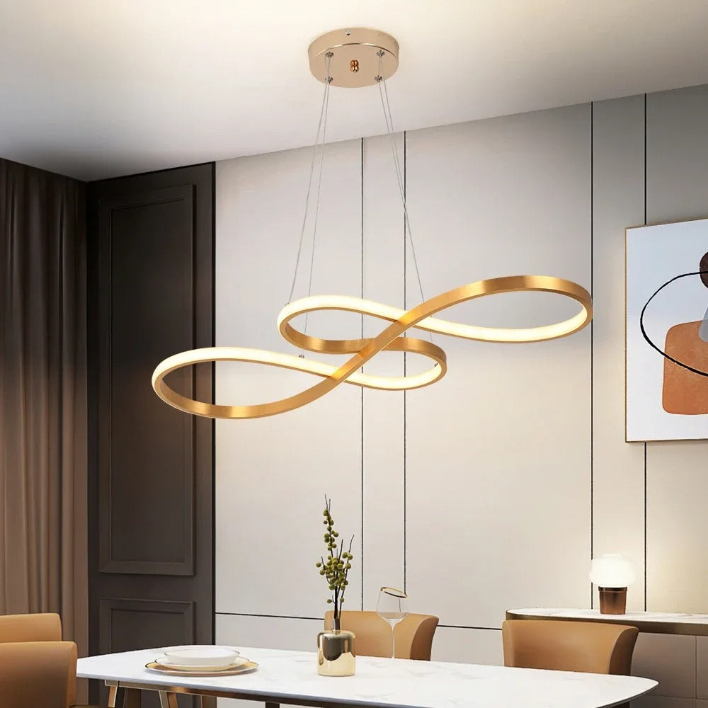 Moderne LED-Hängelampe mit Ringen – Elegantes und futuristisches Design 