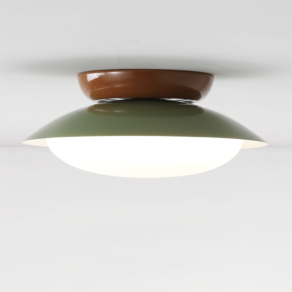 Rund LED-taklampa - naturligt sken och diskret elegans