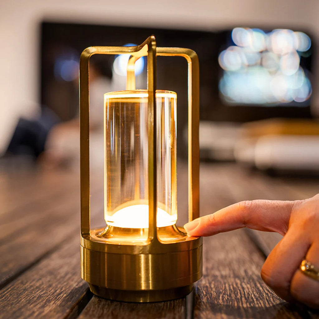 Lampe De Table Rechargeable – Lumière Tamisée Et Style Intemporel