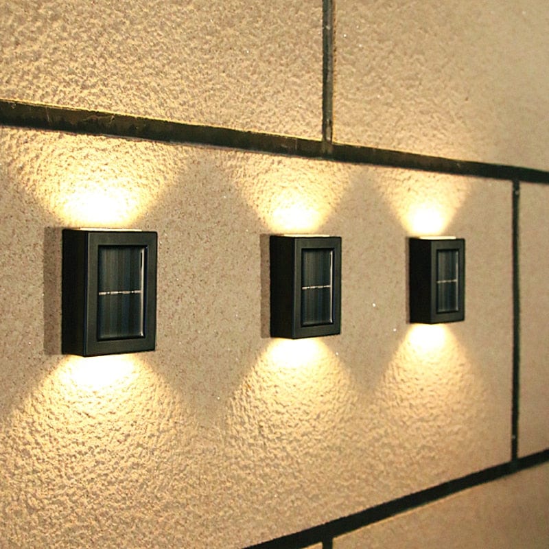 Lampa ścienna solarna – automatyczne oświetlenie do użytku zewnętrznego 