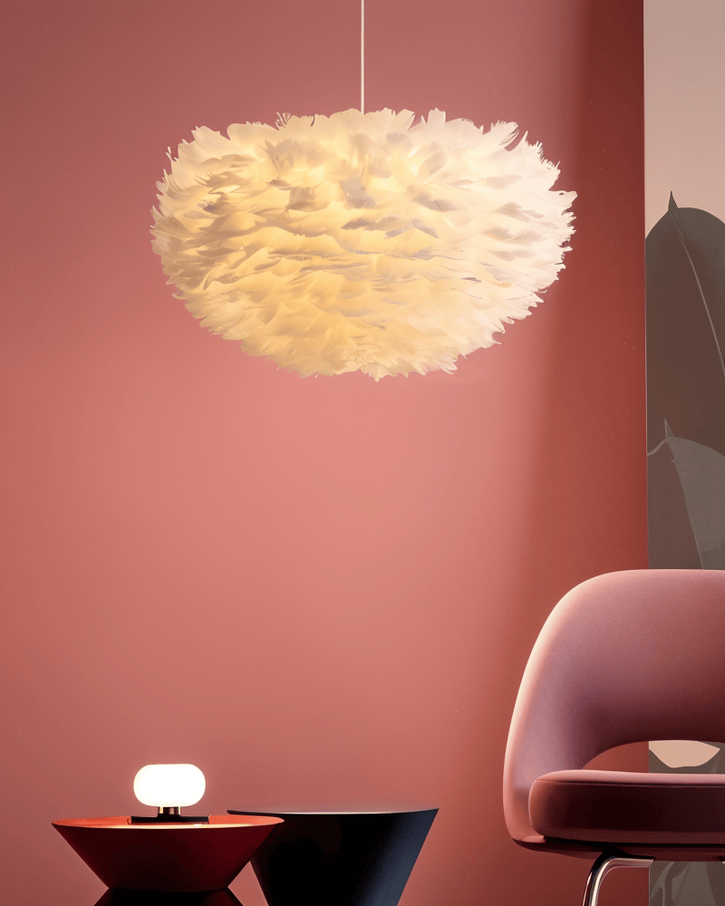 Závěsné svítidlo Plumes - jemné osvětlení a vytříbený styl