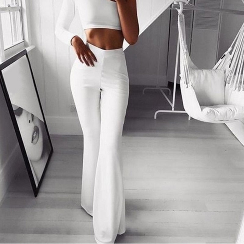 Lydie | Pantalon Élégant – Taille Haute Et Style Minimaliste