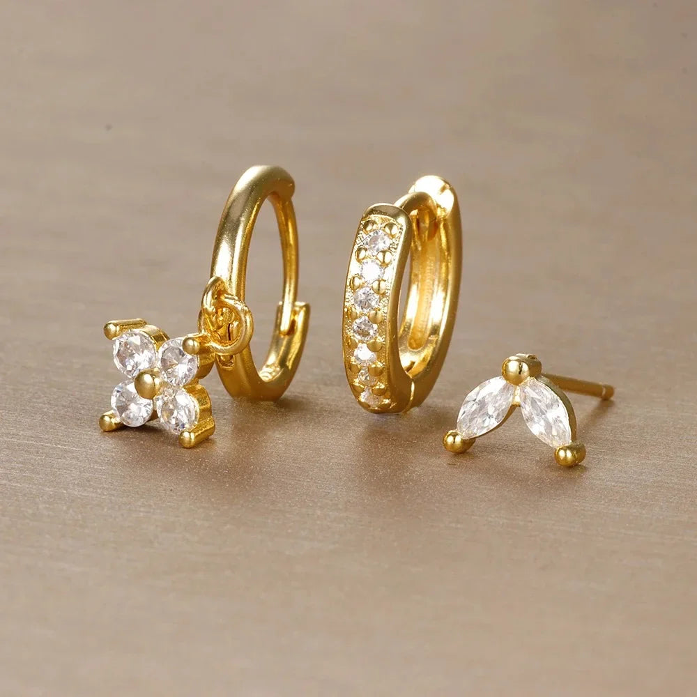 Set Oorbellen En Piercings – Veelzijdigheid En Subtiele Glans 