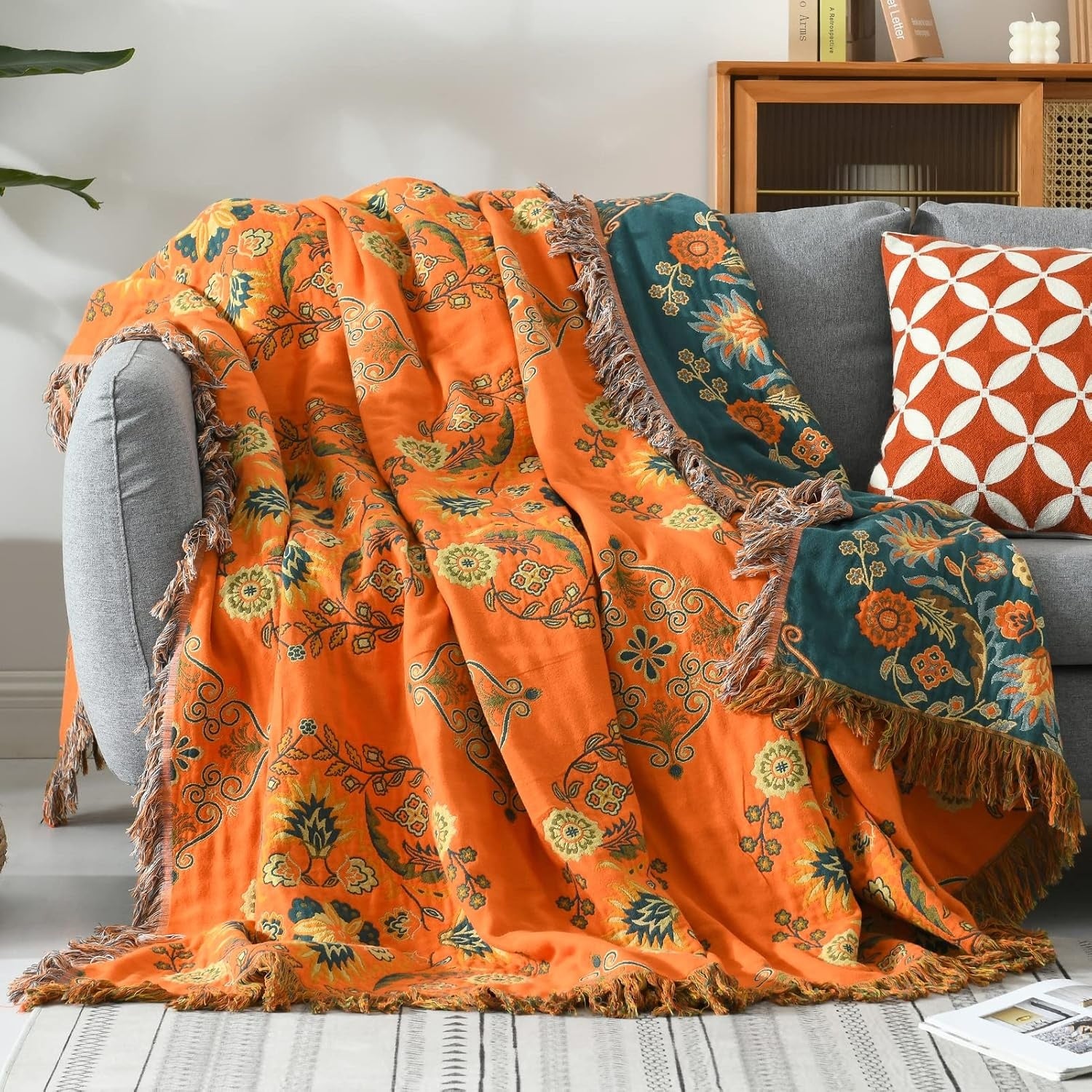 Manta reversible Marigold 