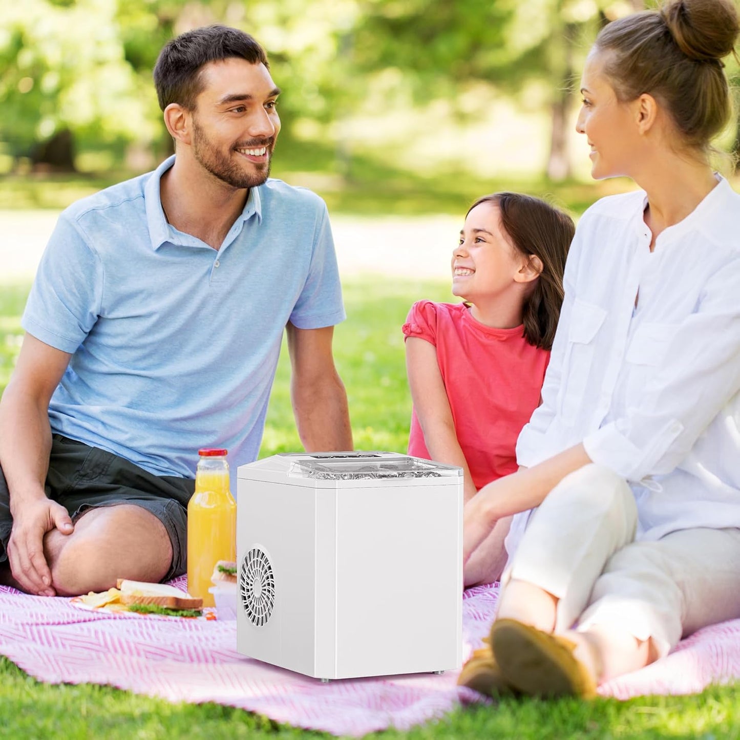 Máquina de Gelo Portátil – Frescura Instantânea ao Alcance da Mão 