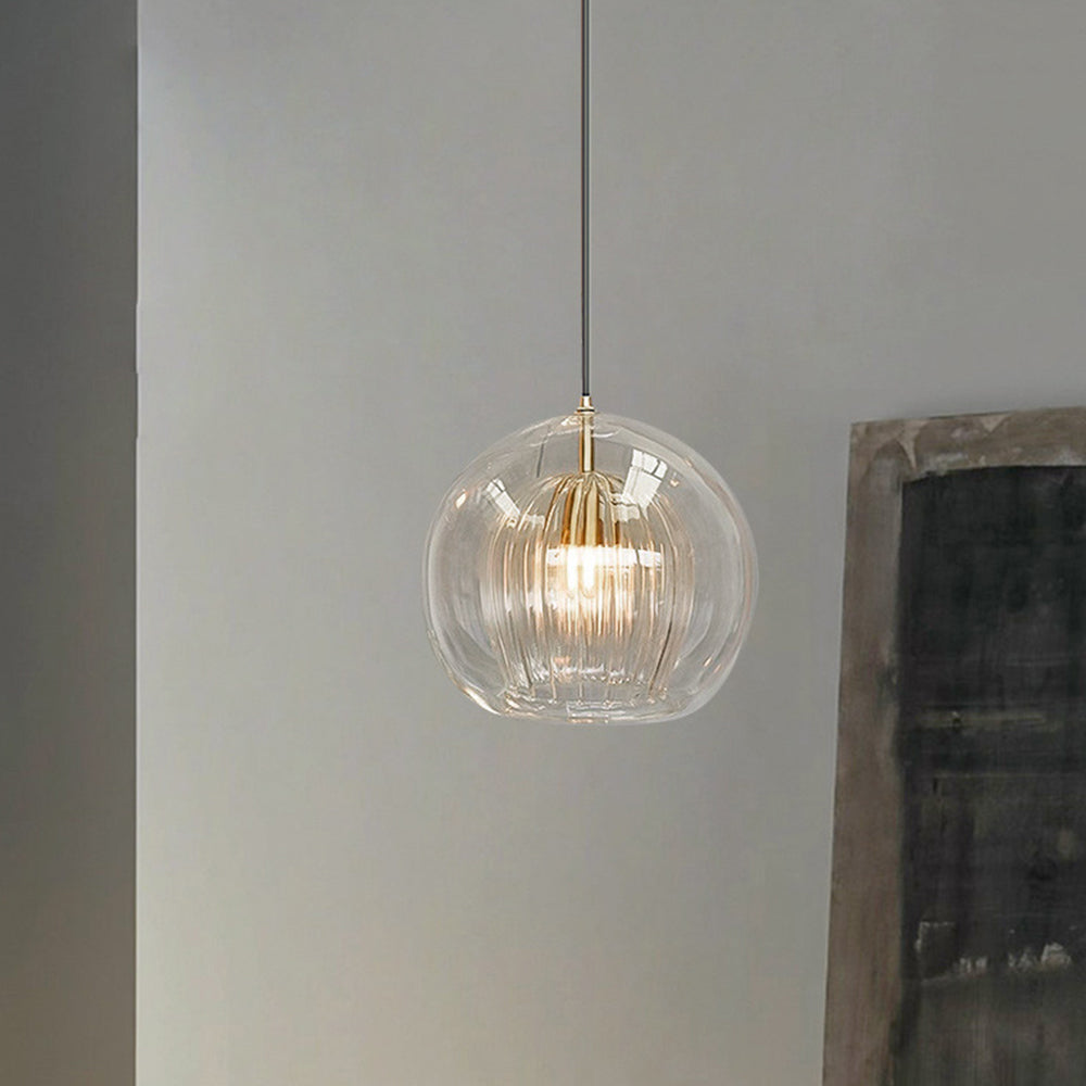 Elegante und warme Glas Pendelleuchte – Stil und Raffinesse 