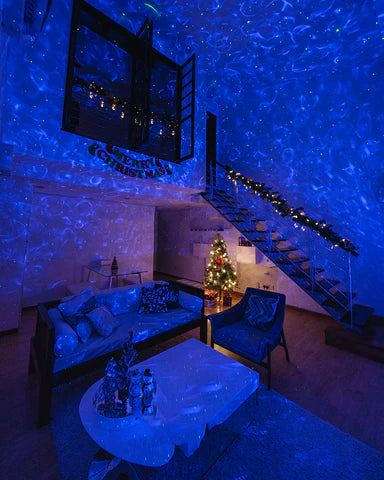 Projetor de luz Galaxy - Decoração iluminadora e calmante